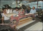 Industry exposure to weaving line - power loom