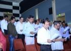 A section of employees taking the pledge 