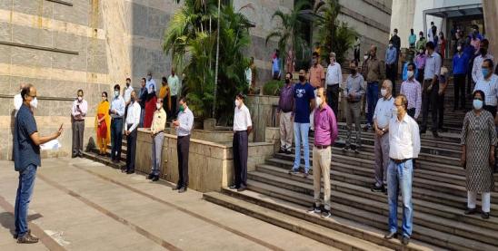 Observance of Constitution day at Textiles Committee Head Office Mumbai